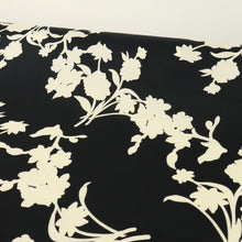 Load image into Gallery viewer, Cotton Print - Corsage Black &amp; Ivory
