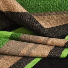 Load image into Gallery viewer, Bold Stripe Loop Back Stretch Knit - Lime, Beige &amp; Black
