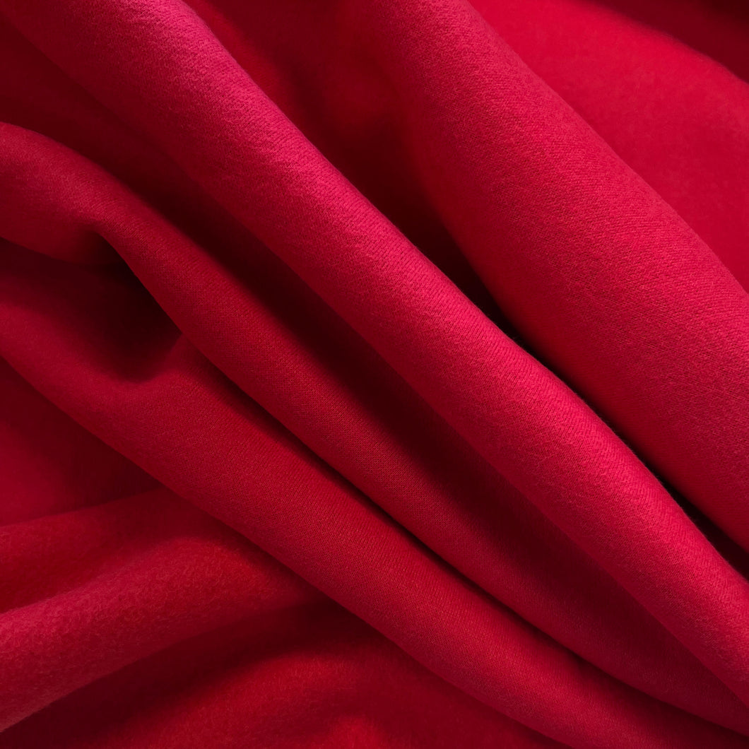 300gsm Sweatshirt Knit - Red