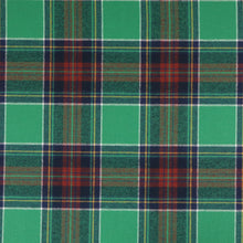 Load image into Gallery viewer, Brushed Cotton Plaid Deadstock - Emerald Tartan
