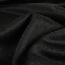 Load image into Gallery viewer, Wool Viscose Coating Designer Ends Deadstock – Ethel Black
