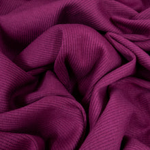 Load image into Gallery viewer, Cotton Elastane 2x2 Ribbing - Cherry
