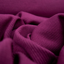 Load image into Gallery viewer, Cotton Elastane 2x2 Ribbing - Cherry

