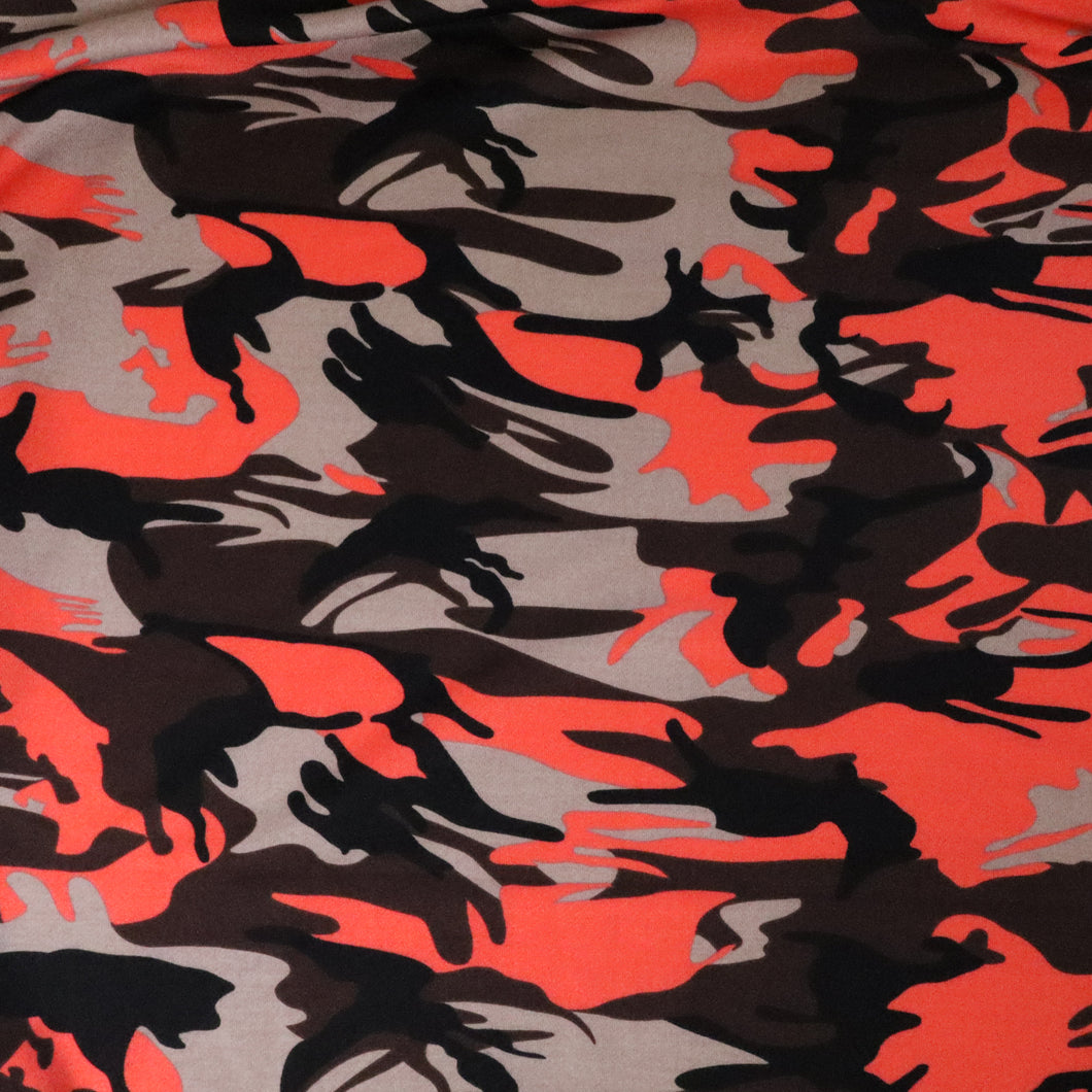 Camo Terry Knit Deadstock - Orange
