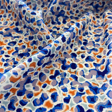 Load image into Gallery viewer, Carousel Printed Viscose Crepe - Blue

