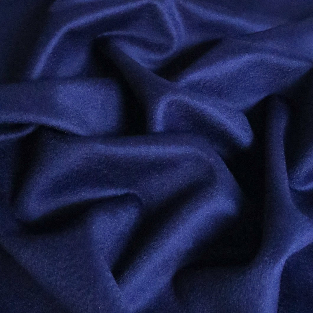 Pure Wool Coating - Sea Blue