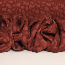 Load image into Gallery viewer, Animal Jacquard Stretch Knit - Auburn
