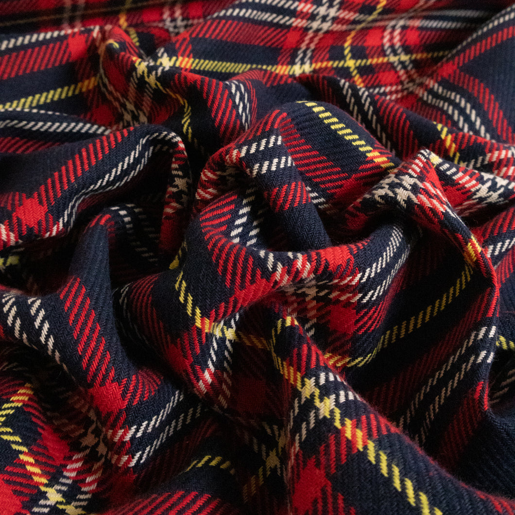 Chloe Tartan Deadstock - Red