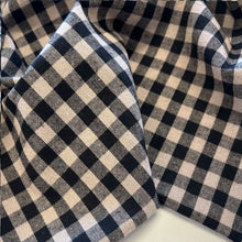 Load image into Gallery viewer, Classic Yarn Dyed Gingham Cotton - Black
