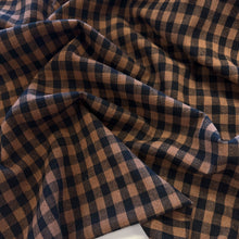 Load image into Gallery viewer, Classic Yarn Dyed Gingham Cotton - Nutmeg
