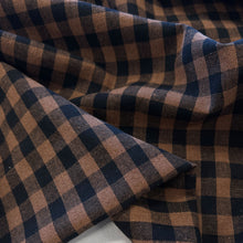 Load image into Gallery viewer, Classic Yarn Dyed Gingham Cotton - Nutmeg
