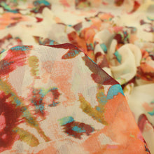 Load image into Gallery viewer, Coney Silk Yoryu Print Designer End – Abstract Floral
