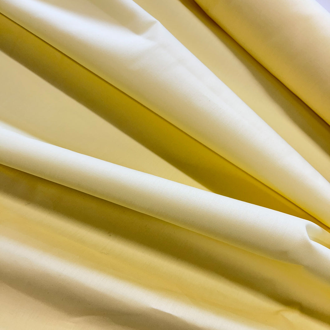 Cotton Poplin - Lemon