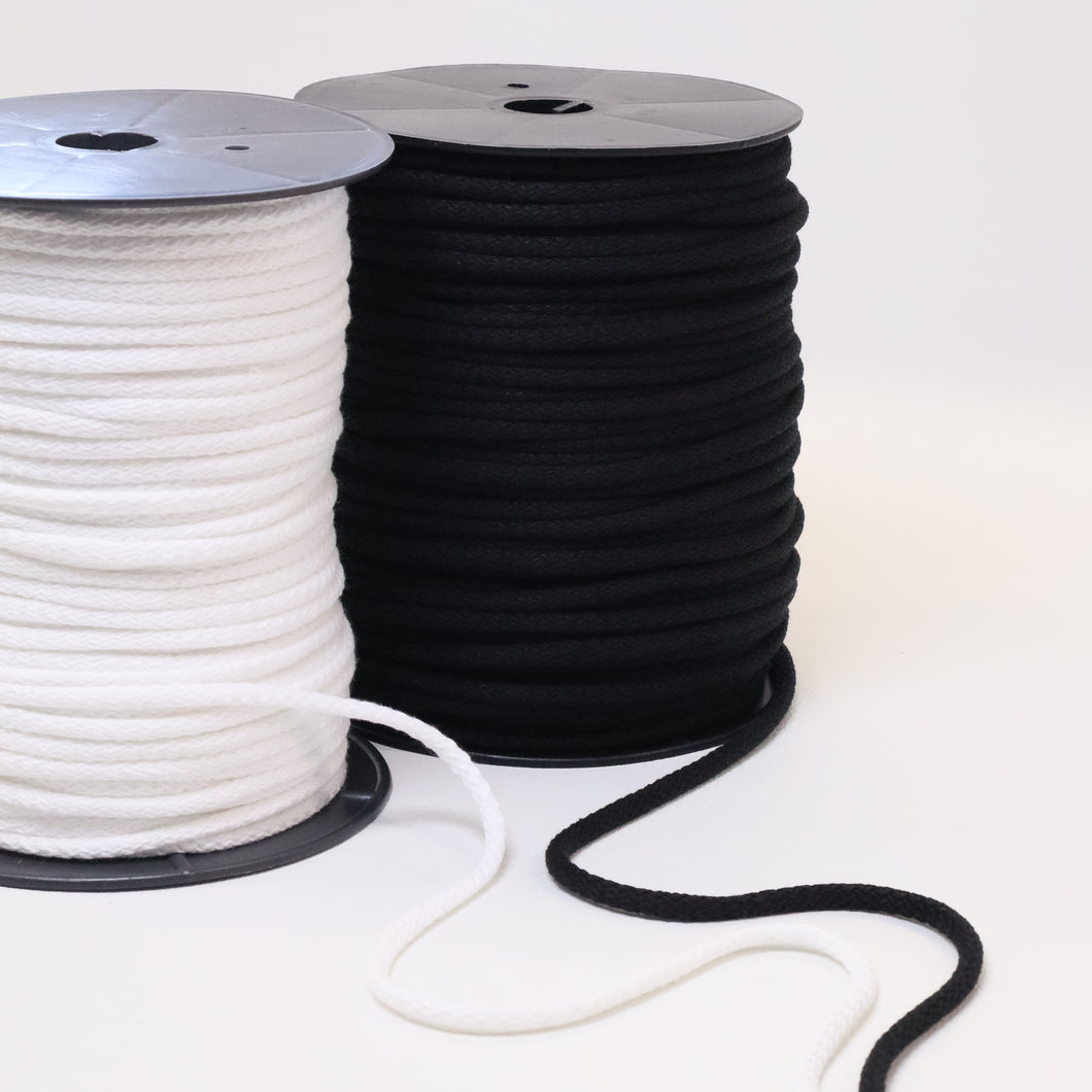 Knitted Cotton Cord 5mm - by the metre