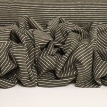 Load image into Gallery viewer, Cotton Spandex Pinstripe Knit - Khaki
