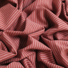 Load image into Gallery viewer, Cotton Spandex Pinstripe Knit - Rose
