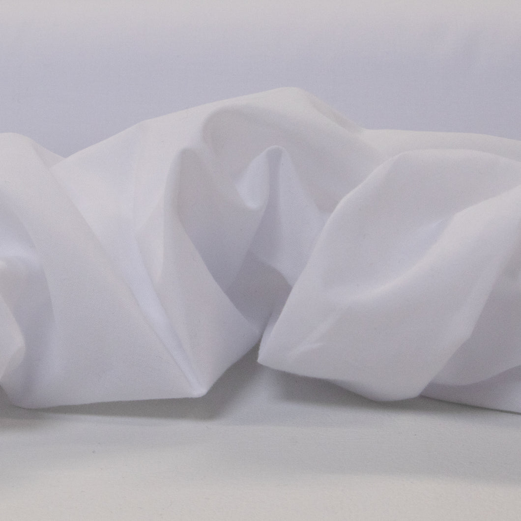 100% Cotton Voile - White