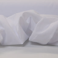 100% Cotton Voile - White