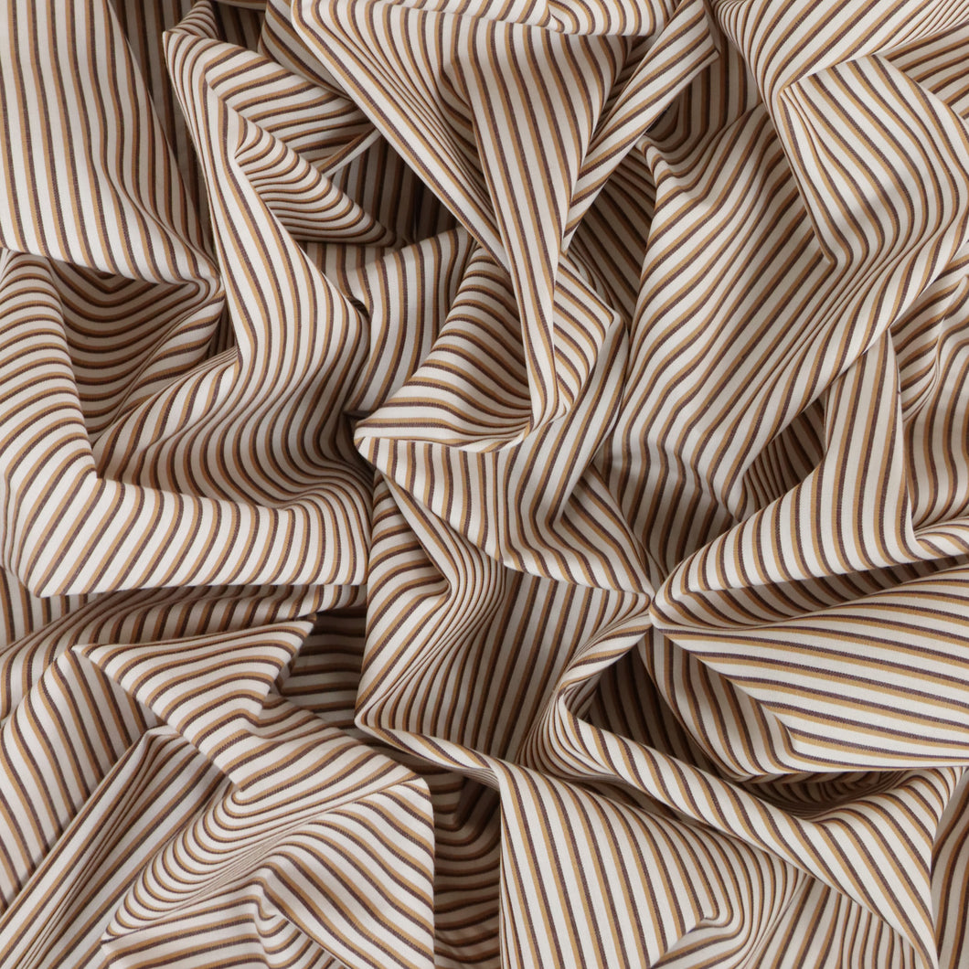 Cotton Yarn Dyed Pinstripe Designer End - Rudy