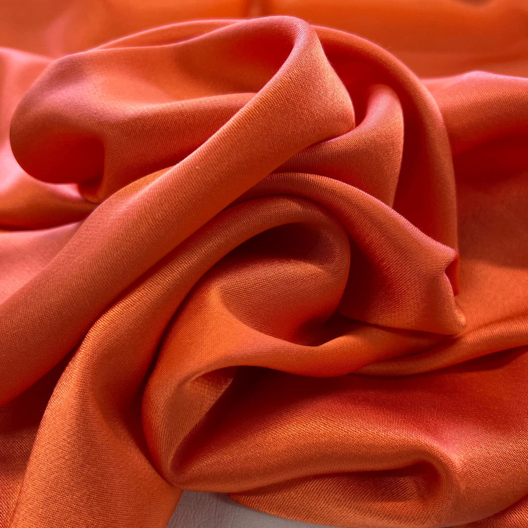 Crepe Back Satin - Melon (Last Chance Colour)