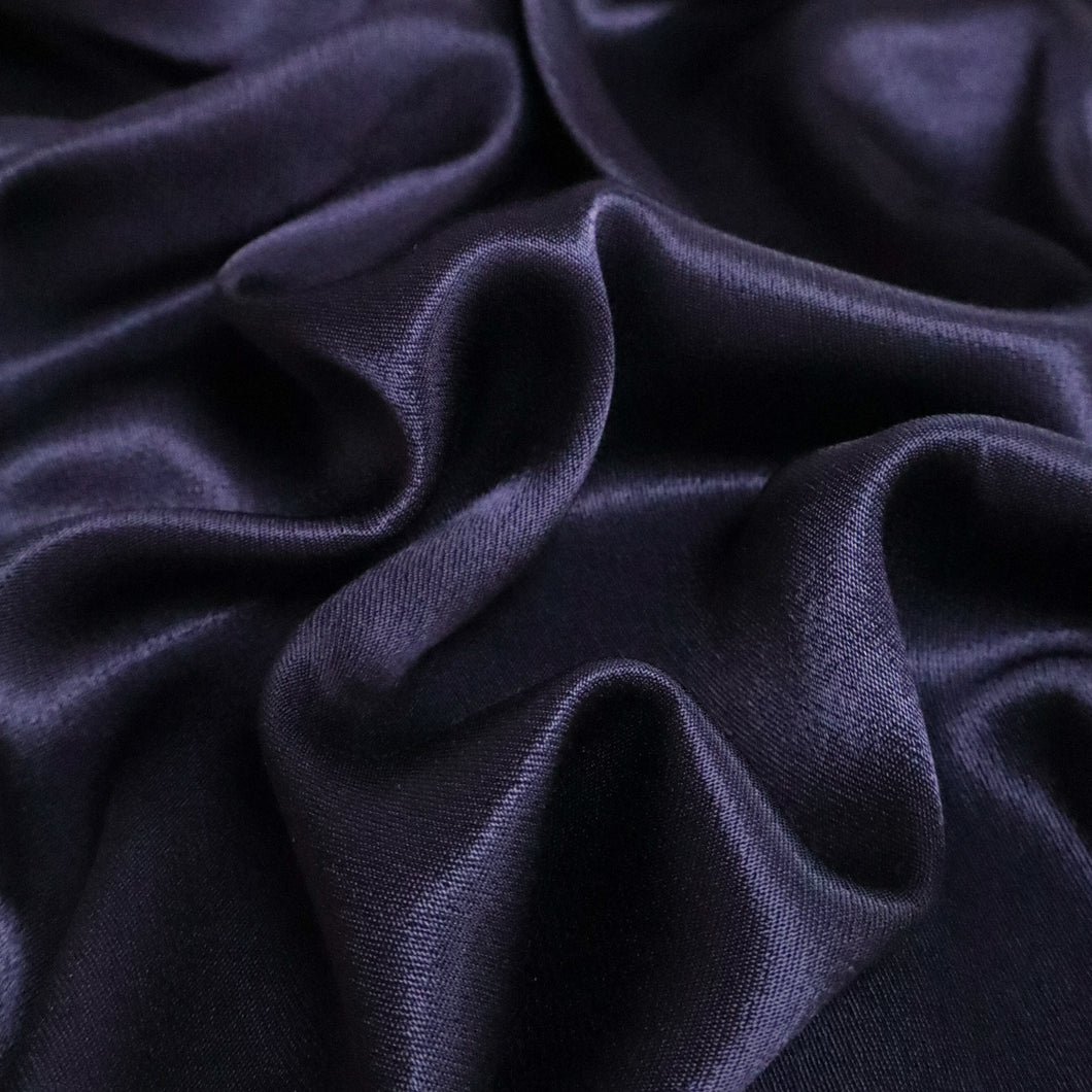 Crepe Back Satin - Ink