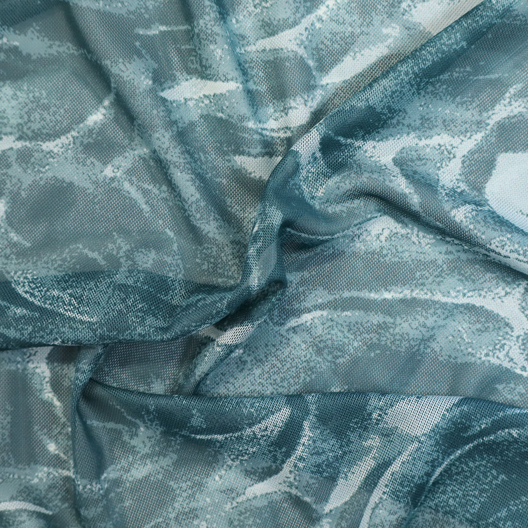 Printed Mesh - Sea Spray