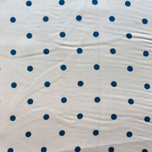 Load image into Gallery viewer, Printed Dot Satin Deadstock - Silver &amp; Steel
