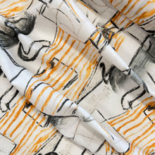Load image into Gallery viewer, Delano Cotton Linen Print - Natural
