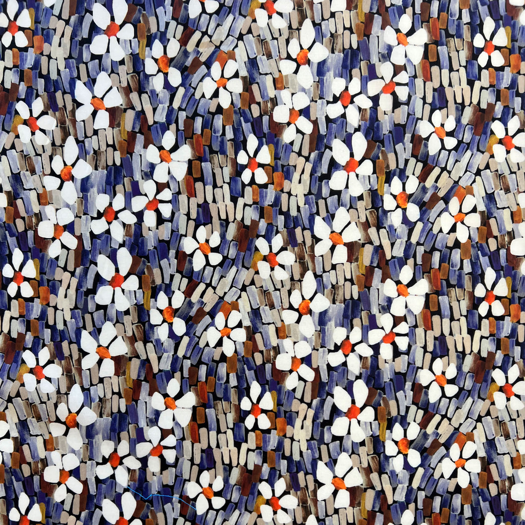 Devonshire Cotton Poplin Print - Blues & Lilac