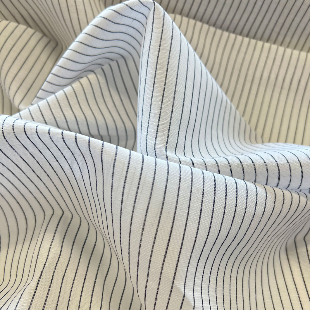 Close Weave Gauze Shirting - White