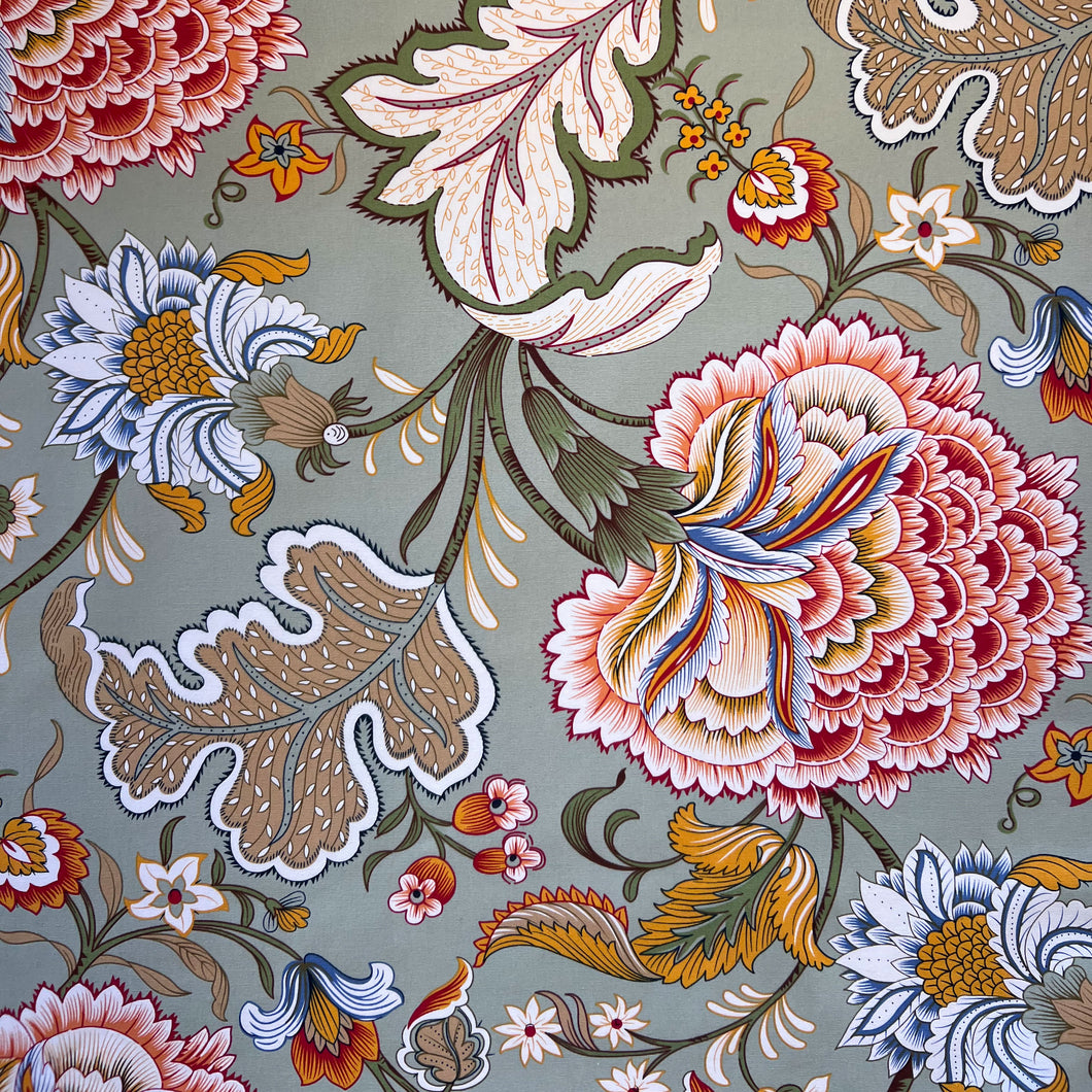 Printed Canvas - Mint Floral