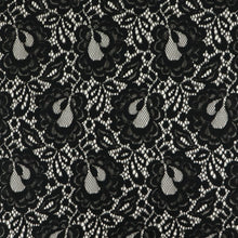 Load image into Gallery viewer, Cotton Nylon Fine Corded Lace - Fortune Black
