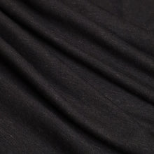 Load image into Gallery viewer, Rayon Linen Spandex Slub Knit - Black
