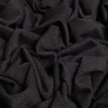 Load image into Gallery viewer, Rayon Linen Spandex Slub Knit - Black

