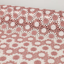 Load image into Gallery viewer, Geo Embroidered Lace Designer End – Madison Pink (Limited Stock)

