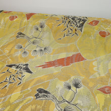 Load image into Gallery viewer, Silk Lurex Printed Chiffon Deadstock - Golden Hill
