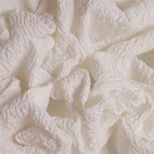 Load image into Gallery viewer, Crinkle Stretch Cotton - White
