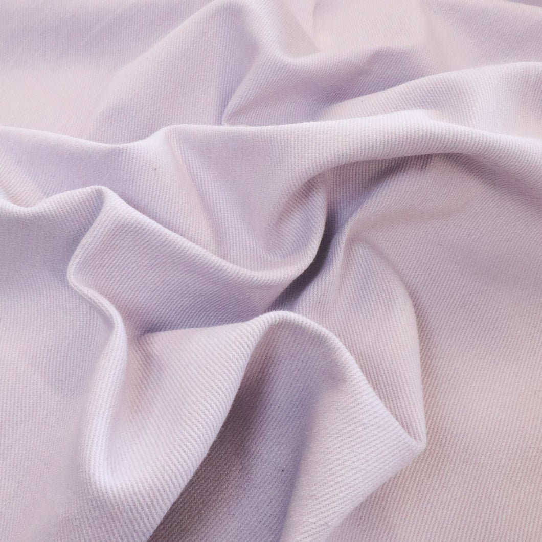 Heavy Stretch Cotton Drill Deadstock - Lilac Lavender