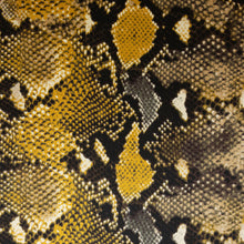 Load image into Gallery viewer, Abstract Printed Poly Satin - Honeybee
