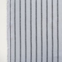 Load image into Gallery viewer, Washed Linen Rayon Stripe - Grey
