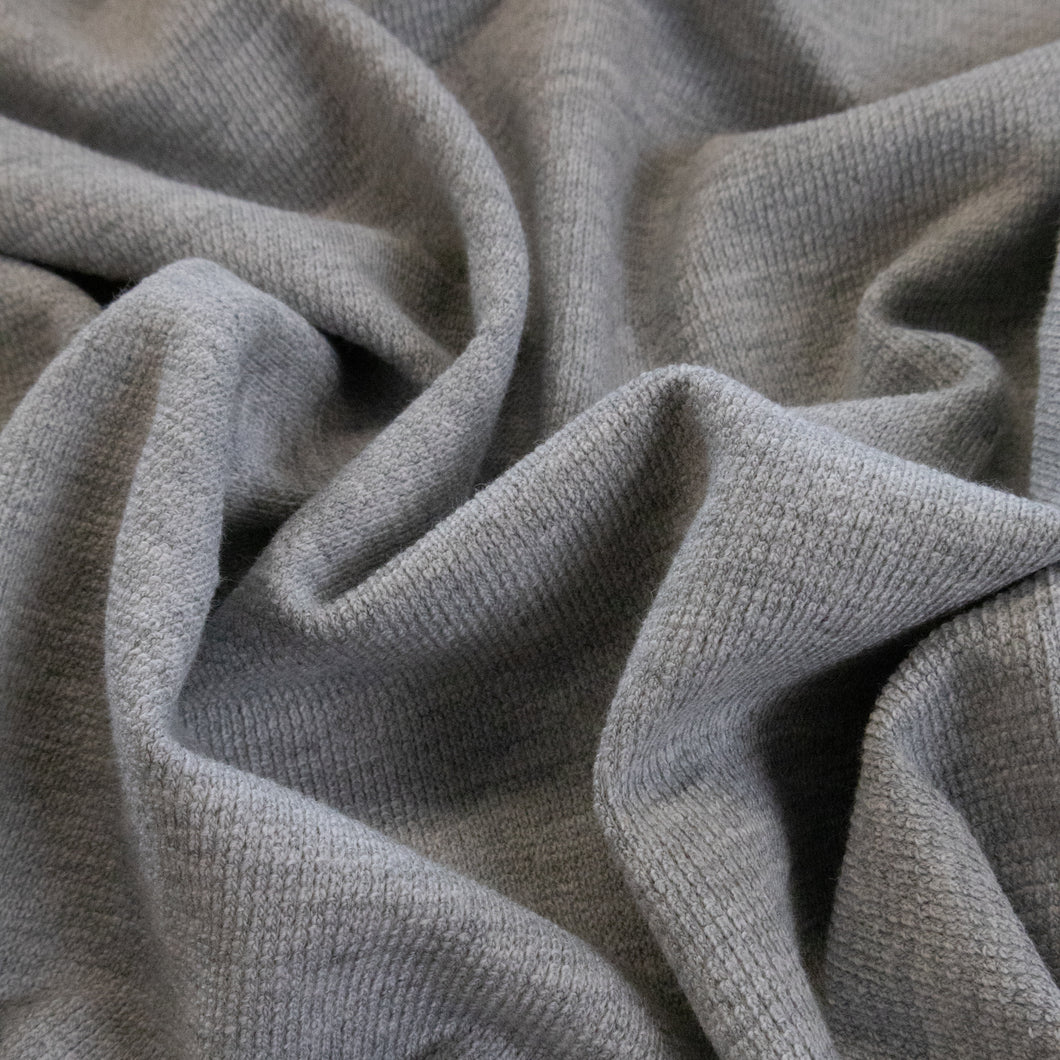 Cotton Crepe Jersey - Grey Marle