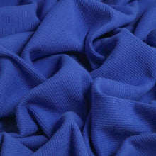 Load image into Gallery viewer, 250gsm Cotton Spandex Rib - Royal
