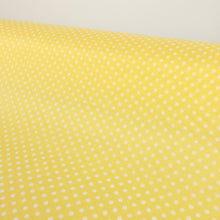 Load image into Gallery viewer, Lightweight Silk Cotton Print Deadstock - Spotty Canary
