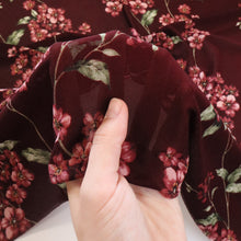 Load image into Gallery viewer, Printed Mesh Jolie Deadstock - Burgundy
