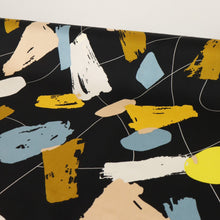 Load image into Gallery viewer, Rayon Challis Print Deadstock - Alabama Black
