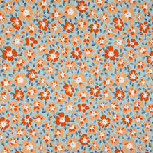 Load image into Gallery viewer, Rayon Challis Print Deadstock - Blue Jewel
