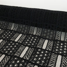 Load image into Gallery viewer, Cotton Nylon Lace Deadstock - Sam Patch Black
