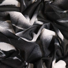 Load image into Gallery viewer, Printed Mesh Deadstock - Black &amp; White Abstract
