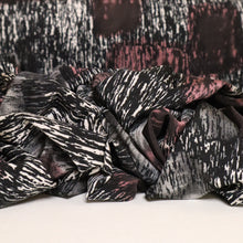 Load image into Gallery viewer, Printed Stretch Knit Deadstock - Static Mauve
