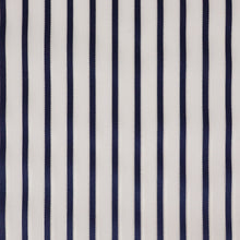 Load image into Gallery viewer, Cotton Jacquard Candy Stripe Shirting Deadstock - Navy
